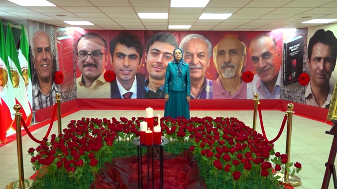 ادای احترام به شهیدان سربدار و جوانان شورشگر که در مقابل رژیم آخوندی سر خم نکردند