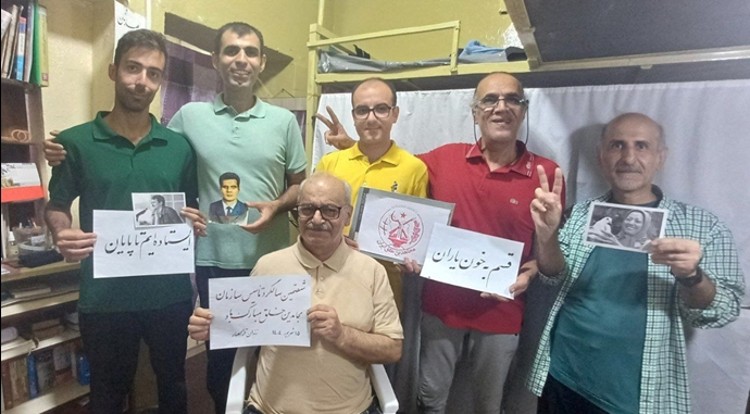 تصویری از ۶ زندانی مجاهد سربدار 