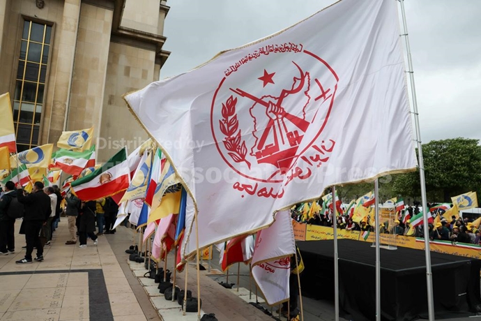 گزارش تصویری آسوشیتدپرس از تظاهرات ایرانیان در پاریس