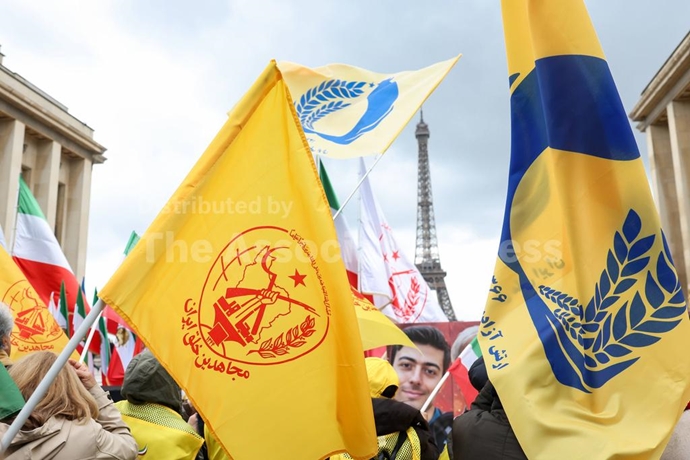 گزارش تصویری آسوشیتدپرس از تظاهرات ایرانیان در پاریس