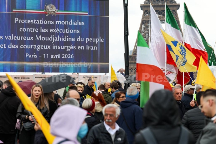 گزارش تصویری آسوشیتدپرس از تظاهرات ایرانیان در پاریس