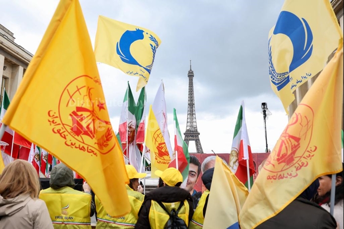 گزارش تصویری آسوشیتدپرس از تظاهرات ایرانیان در پاریس