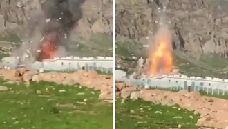 حمله پهپادی رژیم به مقرهای کومه‌له زحمتکشان در اقلیم کردستان