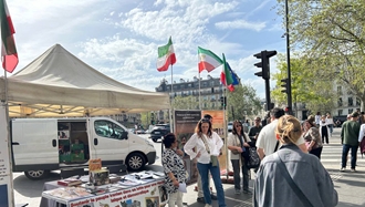 پاریس-میز کتاب هواداران مجاهدین خلق و نمایشگاه عکس شهیدان سربدار و شورشگران-۲۰ فروردین ۱۴۰۵