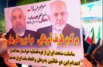 حمله تند جریانهای حزب‌اللهی به ظریف و روحانی