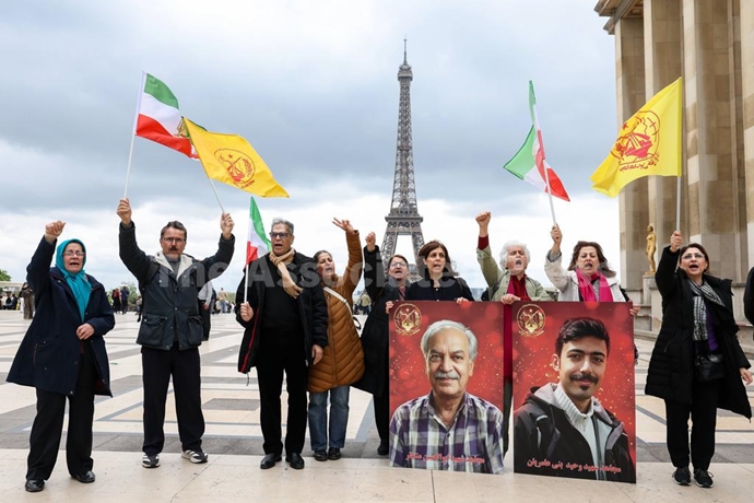 گزارش تصویری آسوشیتدپرس از تظاهرات ایرانیان در پاریس