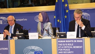 سخنرانی مریم رجوی در پارلمان اروپا - گزارش تصویری