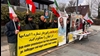 کپنهاگ - آکسیون ایرانیان آزاده در تجدید عهد یا ۴مجاهد دلیر اعدام شده در برابر سفارت آخوندها