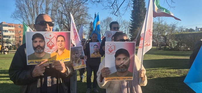 اسلو - آکسیون ایرانیان آزاده در برابر لانه جاسوسی آخوندها 