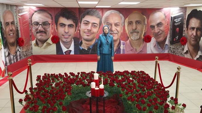 ادای احترام به شهیدان سربدار و جوانان شورشگر که در مقابل رژیم آخوندی سر خم نکردند