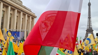 تظاهرات بزرگ ایرانیان در پاریس - اعتراض جهانی به اعدام مجاهدان قهرمان و شورشگران دلیر - گزارش تصویری