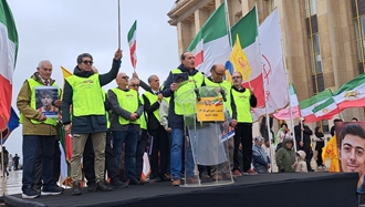 تظاهرات بزرگ ایرانیان در پاریس - اعتراض جهانی به اعدام مجاهدان قهرمان و شورشگران دلیر - گزارش تصویری