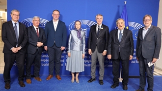 سخنرانی مریم رجوی در پارلمان اروپا - گزارش تصویری