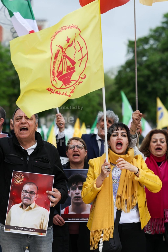 گزارش تصویری آسوشیتدپرس از تظاهرات ایرانیان در پاریس