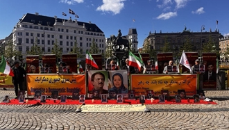 کپنهاگ - آکسیون ایرانیان آزاده علیه اعدامهای جنایتکارانه قضاییه جلادان - ۲۵ اردیبهشت ۱۴۰۵