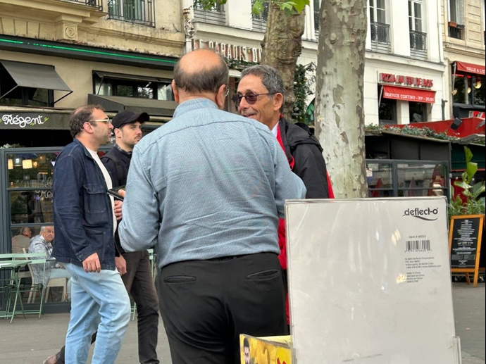 پاریس - میز کتاب و نمایشگاه عکس شهیدان مجاهد سربدار و شورشگران دلیر - ۱۷ اردیبهشت ۱۴۰۵