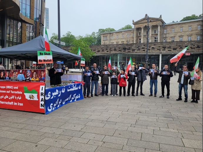 وپرتال آلمان - آکسیون ایرانیان آزاده علیه اعدامهای جنایتگارانه زندانیان سیاسی - ۱۵اردیبهشت