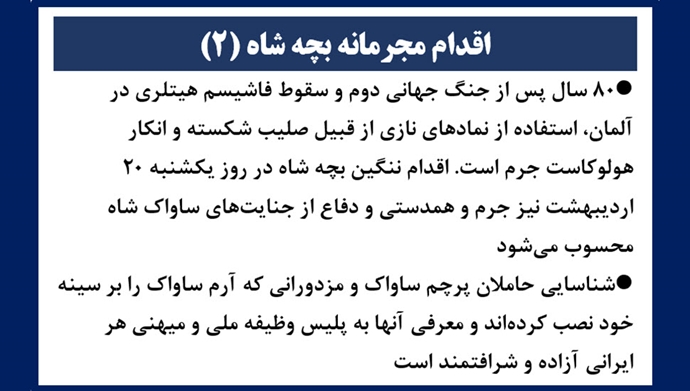 اقدام مجرمانه بچه شاه (۲) 