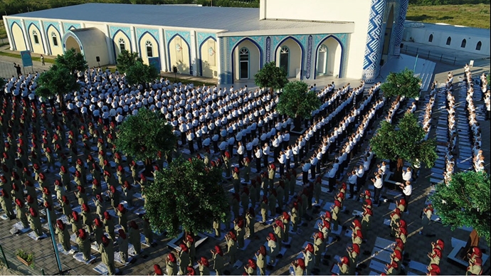 نماز عید قربان در اشرف ۳