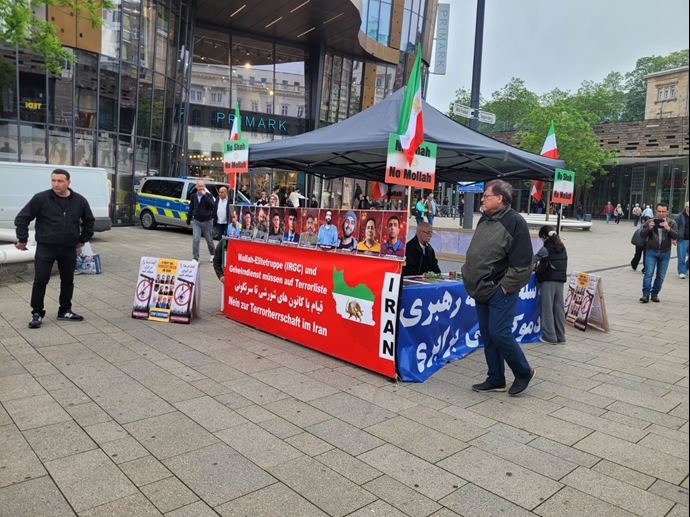 وپرتال آلمان - آکسیون ایرانیان آزاده علیه اعدامهای جنایتگارانه زندانیان سیاسی - ۱۵اردیبهشت