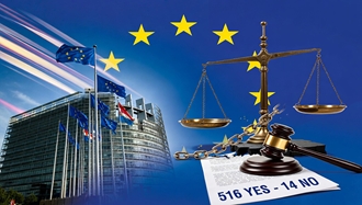 شلاق سیاسی پارلمان اروپا علیه حکومت اعدام