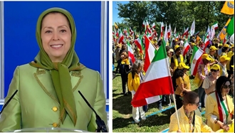 پیام مریم رجوی به تظاهرات ایرانیان در واشنگتن