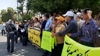 شوش - تجمع اعتراضی بازنشستگان و کارگران هفت‌تپه - یکشنبه ۱۰ خرداد ۱۴۰۵