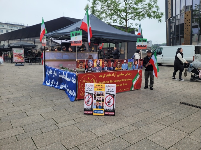 وپرتال آلمان - آکسیون ایرانیان آزاده علیه اعدامهای جنایتگارانه زندانیان سیاسی - ۱۵اردیبهشت