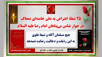 ۲۵ شعلهٔ اعتراض