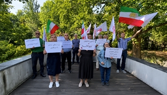 هامبورگ برگزاری جشن پیروزی توسط حامیان مقاومت برای لیست‌گذاری سپاه توسط انگستان