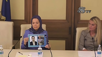 مریم رجوی در سنای ایتالیا
