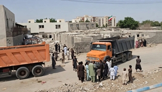 تخریب منازل مسکونی هموطنان بلوچ در محله جنگلوک چابهار