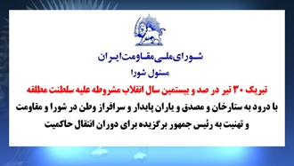  شورای ملی مقاومت ایران - مسئول شورا 