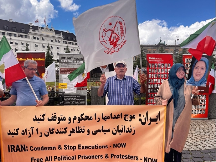 کپنهاگ - آکسیون هواداران سازمان مجاهدین در سالگرد عملیات کبیر فروغ جاویدان - ۱۰مرداد ماه
