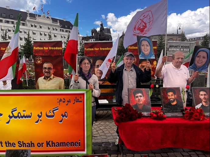 کپنهاگ - آکسیون هواداران سازمان مجاهدین در سالگرد عملیات کبیر فروغ جاویدان - ۱۰مرداد ماه