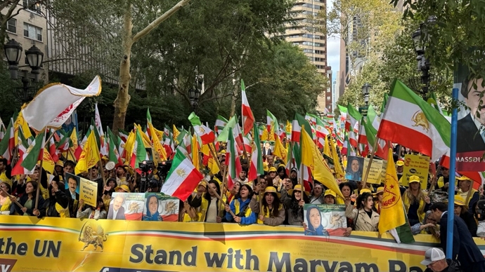 تظاهرات بزرگ ایرانیان در نیویورک همزمان با اجلاس مجمع عمومی ملل متحد تظاهرات بزرگ ایرانیان در نیویورک همزمان با اجلاس مجمع عمومی ملل متحد