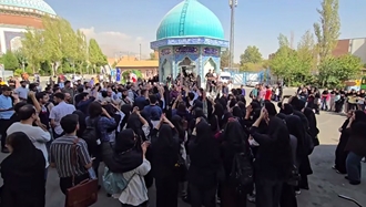 تظاهرات دانشجویان علامه طباطبایی