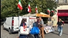 پاریس - برگزاری میز کتاب توسط هواداران سازمان مجاهدین علیه اعدامهای جنایتکارانه قضاییه خامنه‌ای 