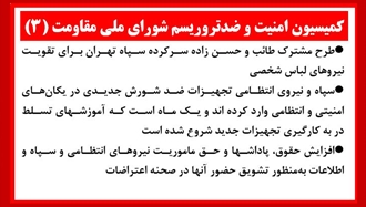 کمیسیون امنتی و ضدتروریسم شورای ملی مقاومت 