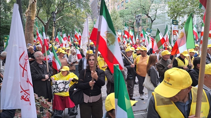 تظاهرات بزرگ ایرانیان در نیویورک همزمان با اجلاس مجمع عمومی ملل متحد تظاهرات بزرگ ایرانیان در نیویورک همزمان با اجلاس مجمع عمومی ملل متحد