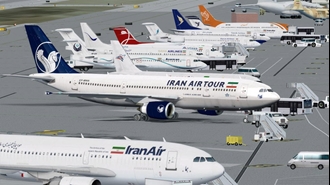 توقف پروازهای خطوط هوایی ایران