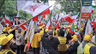 تظاهرات بزرگ ایرانیان در نیویورک همزمان با اجلاس مجمع عمومی ملل متحد