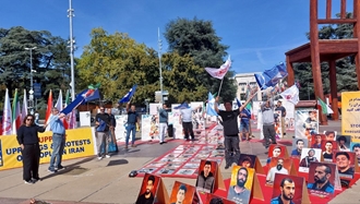 ژنو - برگزاری نمایشگاه تصاویر شهیدان قیام، همزمان با شصت و سومین نشست شورای حقوق‌بشر سازمان ملل 